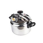 product_image_name-Generic-5L Stainless Steel Pressure Cooker - Silver-1