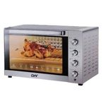 Digiwave 65 Litres Digital Pad Electric Oven  Toaster Cooker Grill Rotisserie  Double Glass - Silver