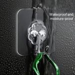 product_image_name-Generic-20pcs Strong Self Adhesive Wall Hoo ks Hangers Key Holder Towel Holder Bathroom Organizer Rack Kitchen Transparent Adhesive-2