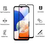 product_image_name-Samsung-Galaxy A14 2X Tempered Glass Protector Glass Edge To Edge Full Protector Glass Anti-Scratch-2