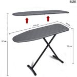 product_image_name-Generic-Heavy Duty Full Size Iron Board, Sturdy Wide Frame with Thick Padding Cover,-3