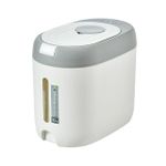 product_image_name-Generic-10kg Airtight Rice Dispenser Bucket Insect-Proof Box Countertop Large  Flour Grain Visual Household Food Fruits Nuts Storage Container, for Cereal  Beans Pet Food Dry Food, Includes Measuring Cup Dustproof & Damp Proof,Thickened Plastic with Press Lid -2