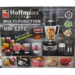 Hoffmans Multi-Function 6-in-1 Food Processor – 800W, 1.8L - Black.