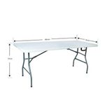 product_image_name-LASA-180cm Folding Camping Table – Indoor & Outdoor Use-2