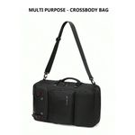 product_image_name-Genetic-Travel Backpack for Women Men Carry On Backpack fits 16” Laptop Waterproof Convertible Backpack with Shoe Compartment (Black)-3