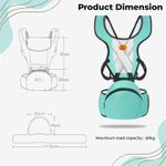 product_image_name-Generic-Hands Free Baby Carrier Newborn to Toddler with Hip Seat Multiple Positions Infant Carrier Soft Baby Holder Kangaroo Bag Sling Carrier for All Seasons -2