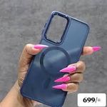 product_image_name-Generic-Samsung Galaxy A17 Case Shockproof Slim Translucent Matte Transparent Protective Phone Case- Blue-6
