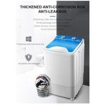 product_image_name-Generic-8 Kg Laundry Automatic Baby And Shoe Portable Top Load Single Tub Mini Washing Machine With Spin Dryer Basket-Multicolor-4