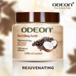 product_image_name-Odeon- Coffee & Coconut Face & Body Scrub 300ml-1