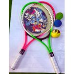 children's tennis racquet set designed for beginners or recreational play. 