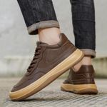 product_image_name-VANHUHU-Men's Footwear Casual Formal Lace up Flat Business Loafers Gentle Shoes Brown-5