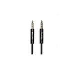product_image_name-Yesido-YAU16 3m Nylon Braided 3.5Mm To 3.5Mm Jack plug Black -2