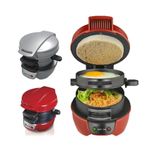 product_image_name-Generic-Electric Burger Maker Machine With Non Stick Plates And Uniform Heat-Multicolours-4