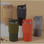 product_image_name-Generic-Travel Vaccum Cup(stainless Steel) Multi Color-4