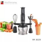 product_image_name-Hoffmans-5 In 1  Stainless Small Immersion Electric Handheld Stick Blender and Mixer set With With Egg Whisk Attachment Mixing Beaker And BPA-FreeFood Chopper Bowl- Multicolor-1