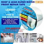 Strong Waterproof Tape Self-Adhesive Butyl Sealing Tape Roof Repair Sealed Adhesive Sealant High And Low-Temperature Resistance 5 Meters 