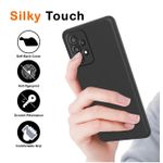 product_image_name-Generic-Silicone Case Cover for Samsung Galaxy A32(4g) And Samsung A32(4G) Full Camera Protection Soft TPU Flexible Shockproof Back Case -Black-3