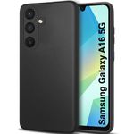 product_image_name-Samsung-Galaxy A16 Luxury Soft Rubber Liquid Silicone Skin Touch Feel Cover Case Black-1