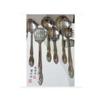 product_image_name-Generic- Set Of 6pc Heavy Metallic Design Spoons - Silver-1