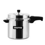 product_image_name-Geepas-7.5L Stainless Steel Induction Base Pressure Cooker - Lightweight & Durable Cooker with Lid, Cool Handle & Safety Valves -Silver-2