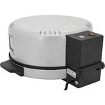 product_image_name-Sonashi-2-in-1 Stainless Steel Arabic Bread & Pizza Maker With Non-Stick Coating--5