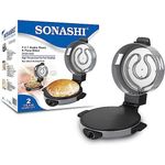 product_image_name-Sonashi-2-in-1 Stainless Steel Arabic Bread & Pizza Maker With Non-Stick Coating--6