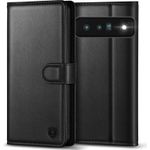 product_image_name-Generic-Magnetic Closure Kickstand Shockproof Protective Phone Case for Google Pixel 6 Pro - Black-1