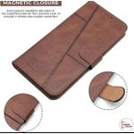 product_image_name-Generic-Samsung Galaxy Note 9 Pure Brown Leather Flip Phone Case Phone cover-1