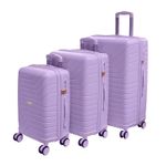 product_image_name-Generic-20, 24, 28 inch, Set Of 3, Polypropylene Luggage, Hard sided, (Sky Blue 55, 65 and 75 cms) Small Medium Large Trolley Bag 8 Spinner Smooth Wheels TSA Lock  Unbreakable Men & Women -Multicolor-6