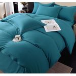 product_image_name-Generic-4PC DUVET SHEET 0r Quilt Cover - green-2