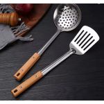 product_image_name-Generic-3pcs Handle Cooking Stainless Steel Rice Spoon Soup Kitchen Utensil - Multi-2