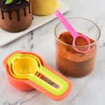 product_image_name-Generic-6pcs Rainbow Plastic Measuring Cups - Multicolor-3