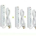 3 Pcs 4 Way Extension Cable