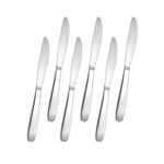 6Pcs Of Table Knives, Silver