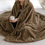 product_image_name-Generic- Ultra Soft Brown Plush Throw-2