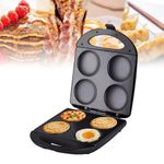product_image_name-Generic-1600W Mini Pancake Maker with Nonstick Surface, 4-Slot Omelet & Waffle Breakfast Maker-3