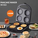 product_image_name-Generic-1600W Mini Pancake Maker with Nonstick Surface, 4-Slot Omelet & Waffle Breakfast Maker-4
