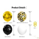 product_image_name-Generic-Black And Gold Birthday Balloon Set Decorative Balloons-30pcs-2