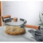 product_image_name-Generic-Elegant Glass Cooking Pot / Saucepan with Wooden Accents-1