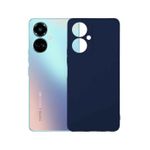 product_image_name-Tecno-Camon 19 Luxury Soft Rubber Liquid Silicone Skin Touch Feel Cover Case Blue-1
