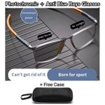 product_image_name-Generic-Photochromic Computer Glasses Frames Anti Blue Rays Radiation Men Women Square Eye PC Glasses Frames Unisex Optical Print Glasses-1