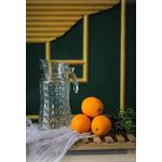 product_image_name-Generic-Glass Water Jug with Lid 1.8L Transparent Crystal Clear Sturdy Glass jug, Pitcher for Hot Water, iced Tea, Juice, Cocktail, Mocktail, Beverages, for Dining Table-5