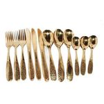 product_image_name-Generic-24pcs Cutlery (Forks,Spoons& Knieves) - Gold-1