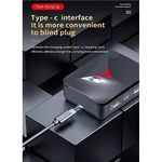 product_image_name-Generic-M90 Pro TWS IN Ear Earbuds Bluetooth 5.2 Type-C with Power Bank Charge Your Phone, 280 Hours Playback (Charging case Backup) Earbuds with Smart LED Display, Waterproof Built-in Mic-4