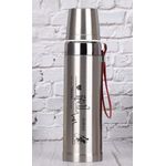 100MLS Portable Sports Drinking Bottle Double Wall Vacuum Flask Portable Insulated Stainless Steel Sports Water Bottle - Silver.