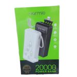 product_image_name-Generic-Power Bank 20,000 MAh 4 In 1 With Fast Charge, Smart Protection, Light Weight Power Bank In Black-1