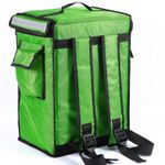 product_image_name-Generic-Portable Food Delivery Bag 42L Thermal Heat Insulated Cooler Bag Portable Pizza Food Delivery Bag Picnic Storage Scooter Backpack Cooler Bags Folding Insulation Pack Moisture Free - Multicolor-6