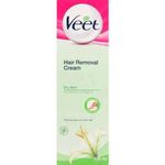 product_image_name-Veet-Vee't Silky Fresh Hair Removal Cream Body & Legs For Dry Skin, Nourishing Shea Butter & Lily Fragrance – 100g-3