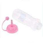 product_image_name-Generic-2 Pcs Plastic Squeeze Dispenser Vinegar Oil Tomato Sauce  Bottles -White.-5