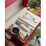Genuine Women's set of Designer Watch,bracelet, necklase and ear rings